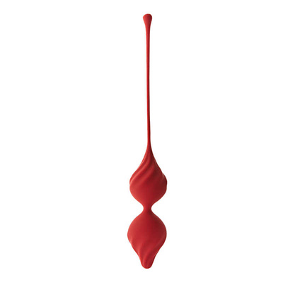 Le Frivole Alcor - Элегантные вагинальные шарики, 21х3 см (бордовый) 