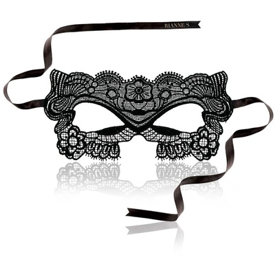 Rianne S Mask V Zouzou эротическая кружевная маска в венецианском стиле, чёрная (Черный) 