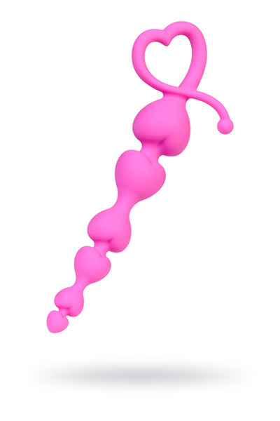 Toyfa ToDo Sweety - анальная цепочка, 18.5х3.1 см (Розовый) 
