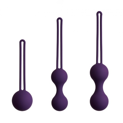 So Divine Sensual Kegel Balls набор вагинальных шариков для упражнений Кегеля (Фиолетовый) 