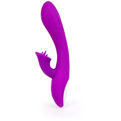 A-loving - Перезаряжаемый вибратор-кролик, 14х3.5 см (фиолетовый) 