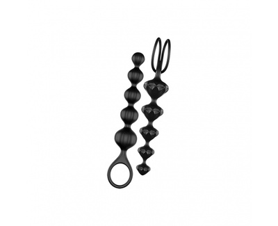 Набор анальных цепочек Satisfyer Beads - Satisfyer Pro, 20.5 см (чёрный) (Черный) 
