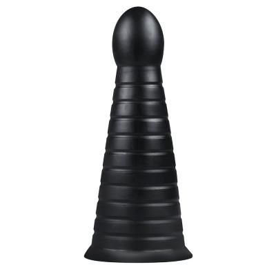 BUTTR Devil Dog Butt Plug большая анальная пробка для тренировки ануса, 25.9х9х9 см (чёрный) (Черный) 