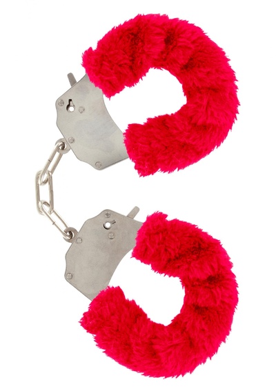 Наручники Furry Fun Cuffs (красный) Toy Joy 