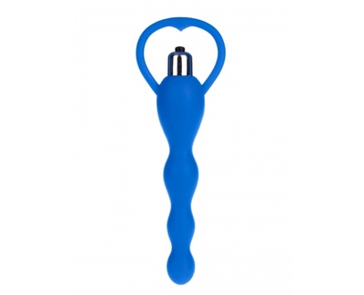 Браззерс - Анальная ёлочка с вибрацией, 14х3.5 см (синяя) Brazzers (Синий) 
