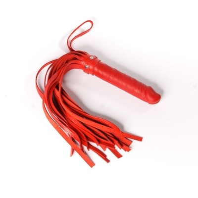 Плеть с рукоятью-фаллоимитатором Ракета-А, 50 см (красный) СК-Визит 