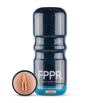 FPPR Vagina Masturbator мастурбатор в виде вагины, 18х4.5 см (кофейный) (Телесный) 