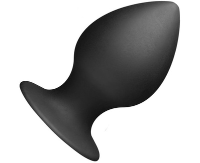 Большая анальная пробка M, 10 см - Tom of Finland (чёрный) Tom of Finland (XR Brands) (Черный) 