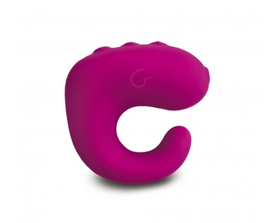 Вибрирующее кольцо на палец 2 в 1 Gvibe Gring XL - Sweet Raspberry, 5 см. (фиолетовый) Gvibe (Fun Toys) 