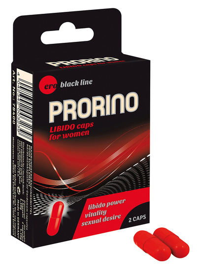 Ero Prorino Libido Caps возбуждающие капсулы для жнщин, 2 шт HOT 