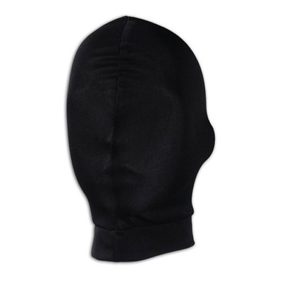 Lux Fetish - глухая чёрная маска на голову, S-M-L (Черный) 