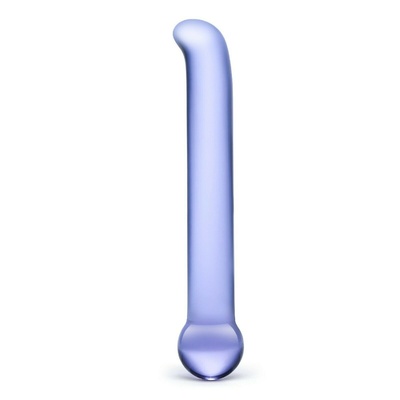 Glas Purple G-spot Tickler - Гладкий стимулятор для точки G, 18х2.4 см (Фиолетовый) 