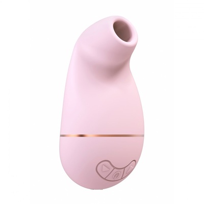 Irresistible Kissable - клиторальный вакумный стимулятор, 11х1.1 см (розовый) (Светло-розовый) 