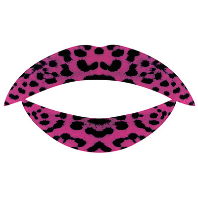Lip Tattoo Розовая пантера - тату для губ Erotic Fantasy (Леопард) 
