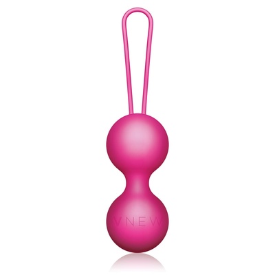 Розовые вагинальные шарики VNEW level 3, 8.5х3.5 см (Розовый) 