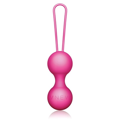 Розовые вагинальные шарики VNEW level 2, 7.5х3 см (Розовый) 