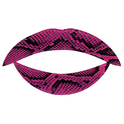 Lip Tattoo Фиолетовая змея - тату для губ Erotic Fantasy (Фиолетовый) 