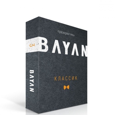 Bayan Классик - Стандартные презервативы из латекса (3 шт) ПРЕЗЕРВАТИВЫ BAYAN 