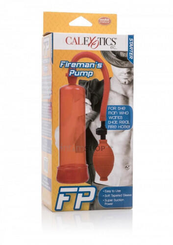 Помпа вакуумная для мужчин California Exotic Novelties Fireman's Pump, красный 