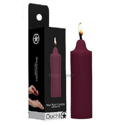 Восковая низкотемпературная BDSM-свеча Shots Wax Play с ароматом розы Shots Media (красный) 