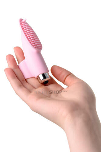 Вибронасадка на палец JOS TWITY для прелюдии, розовая (Розовый) 