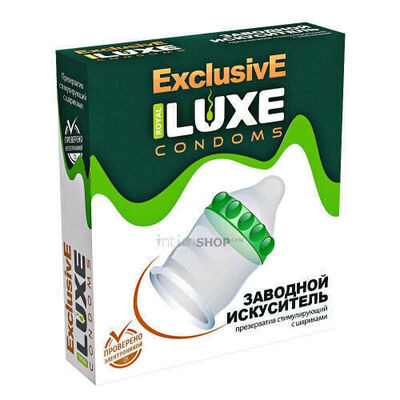 Презерватив Luxe Exclusive Заводной искуситель с точками, 1 шт (Бесцветный) 