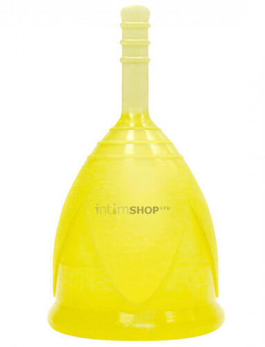 Менструальная чаша Тюльпан L, жёлтая ХОРС (Жёлтый) 