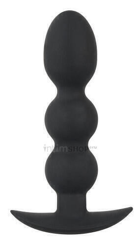 Анальная втулка Black Velvet Analplug Heavy Beads Orion 