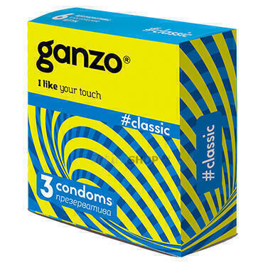 Презервативы Ganzo Classic №3 классические (Бесцветный) 