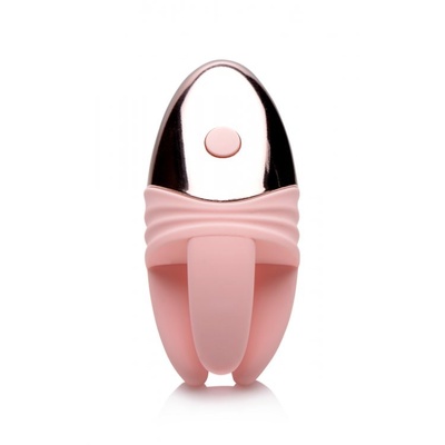 Inmi Vibrassage Caress Vibrating Clit Teaser - клиторальный стимулятор, 9.1 см XR Brands (Светло-розовый) 