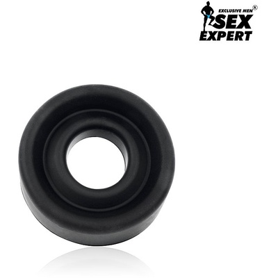 Sex Expert - Мягкая насадка на вакуумную помпу, 6х2.5 см (Черный) 