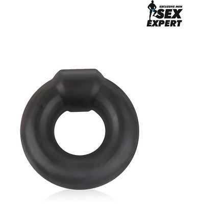 Sex Expert - Эрекционное кольцо из силикона, 5 см (Черный) 
