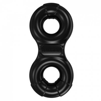 Двойное кольцо на член Bathmate - Eight (чёрный) (Черный) 
