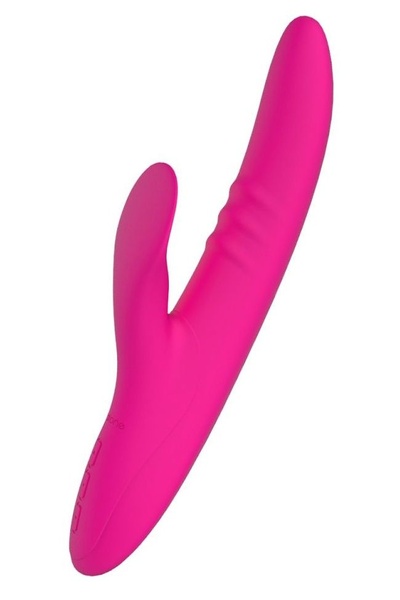 Nalone Peri вибратор-кролик с функцией вращения, 23.3х3.5 см (розовый) 