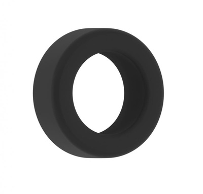 Shots Media Cock Ring N0. 39 - Эластичное эрекционное кольцо, 5.5х2 см (Черный) 