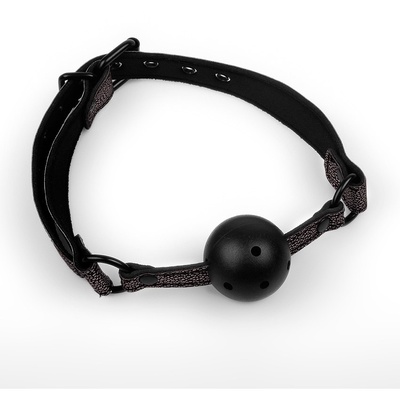Erokay - Кляп-шарик с отверстиями для дыхания, 4.4 см (Черный) 
