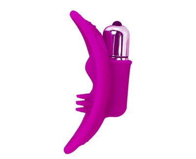 Клиторальный стимулятор с ремешками - Baile (Фиолетовый) 
