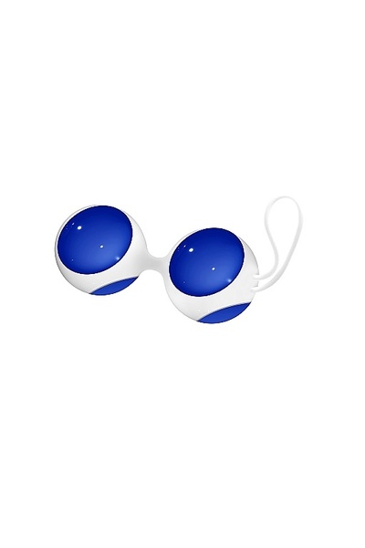 Chrystalino Ben Wa Medium вагинальные шарики из стекла, 3 см (синий) Shotsmedia 