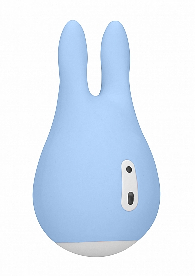 Милый стимулятор для клитора Sugar Bunny от Shotsmedia, 9.4х5 см (голубой) 