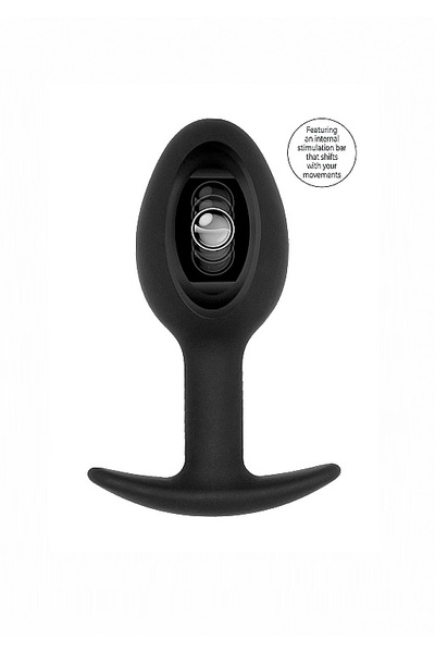 SONO N0. 89 - Self Penetrating Butt Plug анальная пробка со смещенным центром тяжести, 8.3х3.2 см (чёрный) Shotsmedia (Черный) 