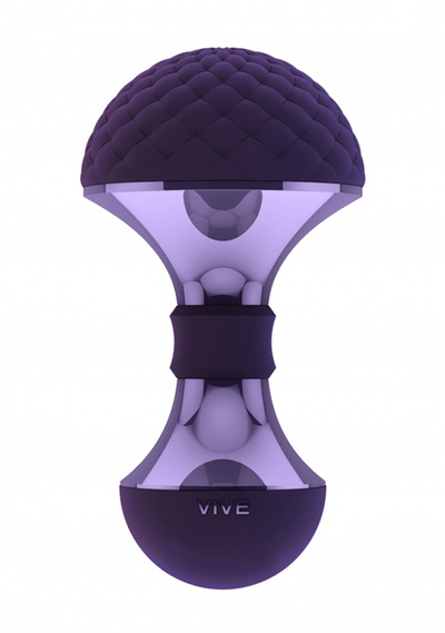 Vive Enoki универсальный вибромассажер с гибкой шеей, 12.5х6.5 см (фиолетовый) Shotsmedia 