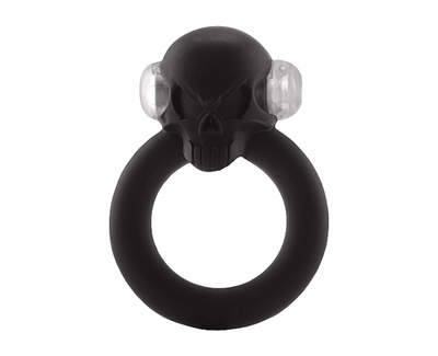 Суровое эрекционное кольцо Shadow Skull - Shotsmedia (чёрный) (Черный) 