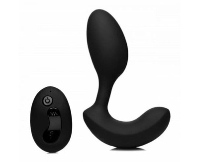 10X P-Flexer Prostate Stimulating Anal Butt Plug - анальный стимулятор, 13.7х3.8 см (чёрный) XR Brands (Черный) 