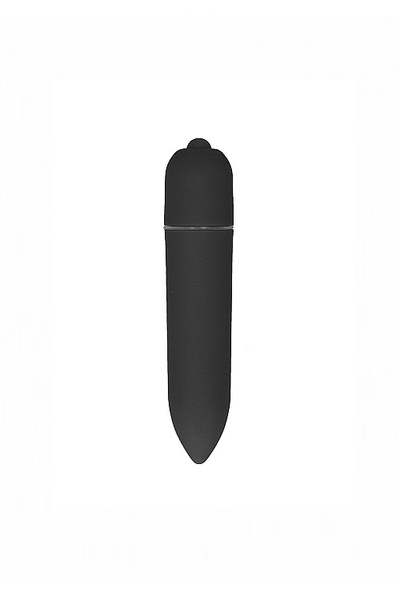Shots Toys Power Bullet вибропуля с узким кончиком и 10 режимами вибрации, 8.5х1.8 см (чёрный) Shotsmedia (Черный) 