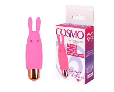 Мини-вибратор Cosmo 8,3 см. (Розовый) 