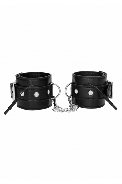 Electroshock Electro Handcuffs наручники (оковы, фиксаторы) с электростимуляцией, 35 см (чёрный) Shotsmedia (Черный) 