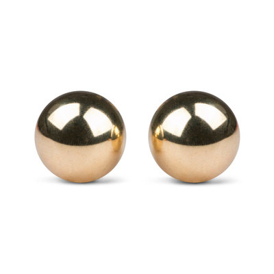 Easytoys Gold Ben Wa Balls металлические вагинальные шарики без связки, 2.2 см (золотистые) (Золотой) 