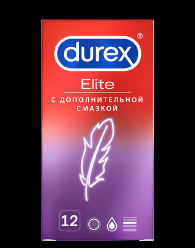 Тонкие презервативы Durex Elite, (12 шт) 