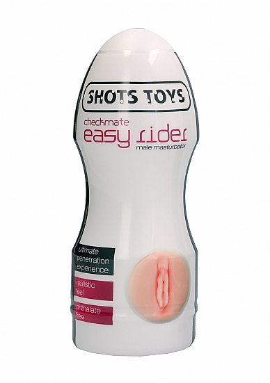 Shots Toys Easy Rider мастурбатор в виде вагины, 16.5х6.5 см Shotsmedia (Телесный) 