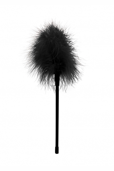 Ouch! Feather пуховка (перьевая кисточка, щекоталка), 27 см (чёрный) Shotsmedia (Черный) 